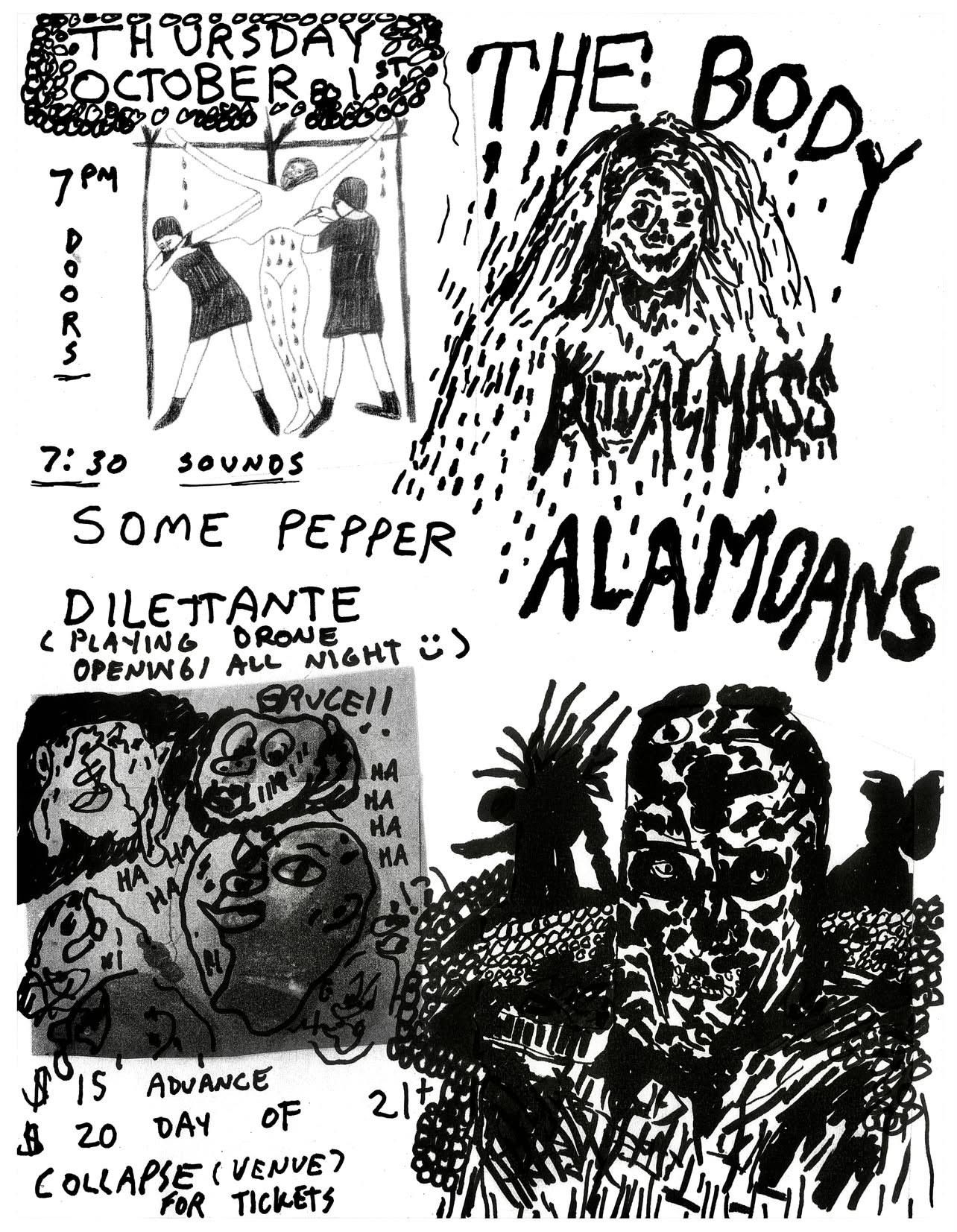 The Body event flyer