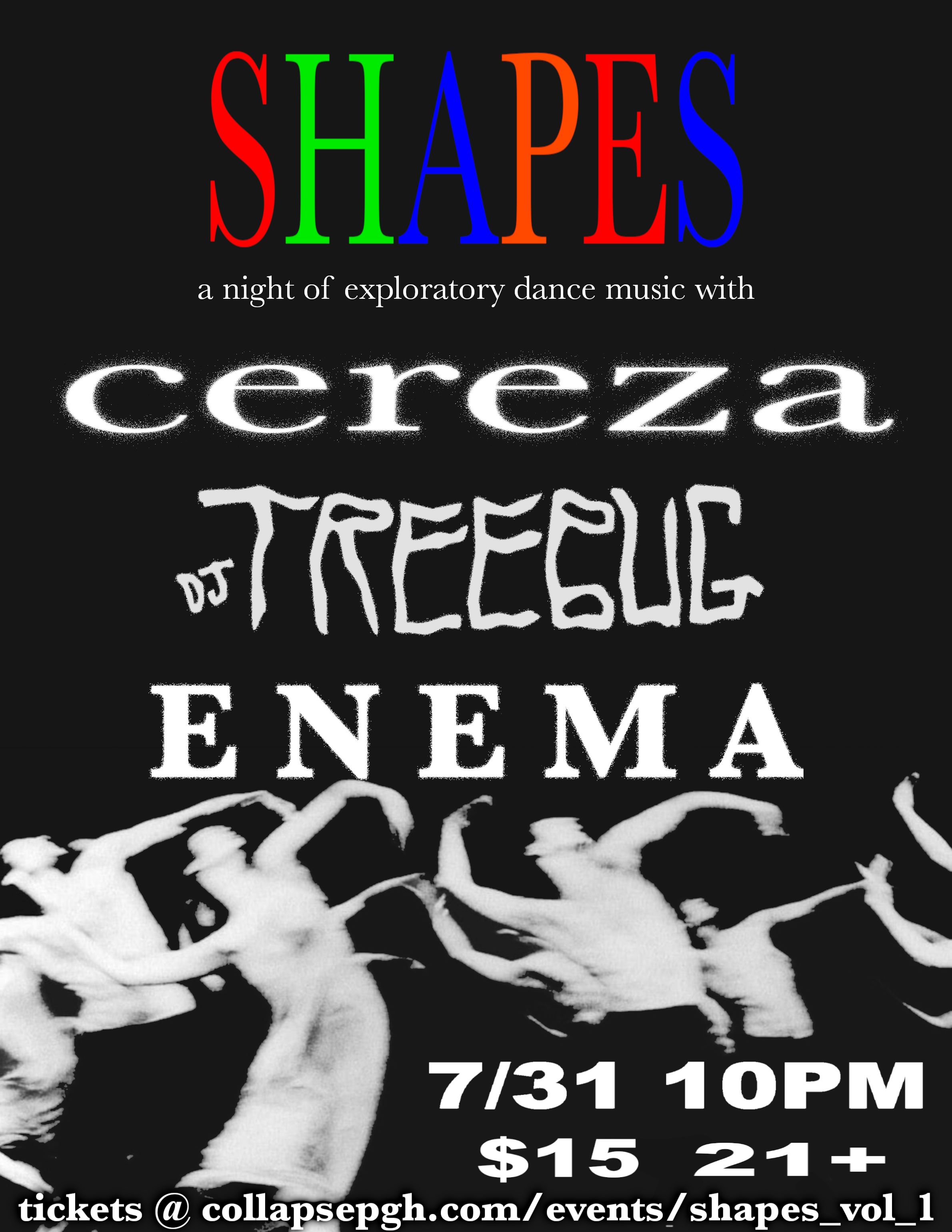 SHAPES Vol. 1 event flyer
